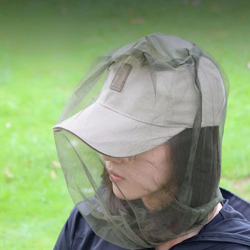 Outdoor Camping Mosquito Net - Chapeau de pêche anti-moustiques et anti-insectes