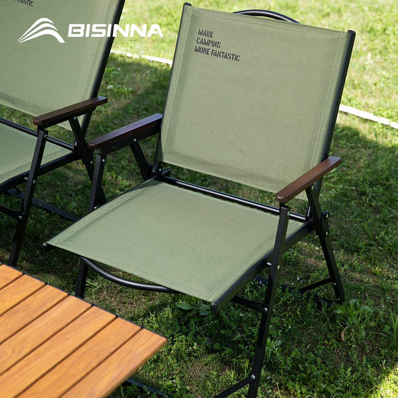 Outdoor Camping Recliner Chairs - BISINNA chaise de Camping pliante extérieure