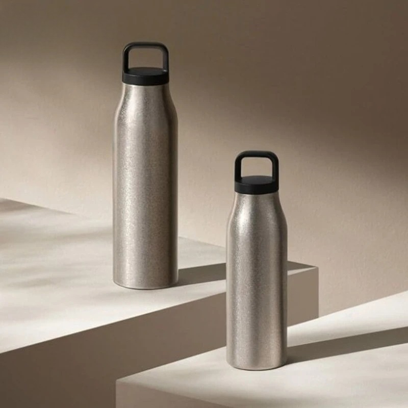 Vacuum Insulated Flask - Gobelet isotherme en titane, pot intérieur
