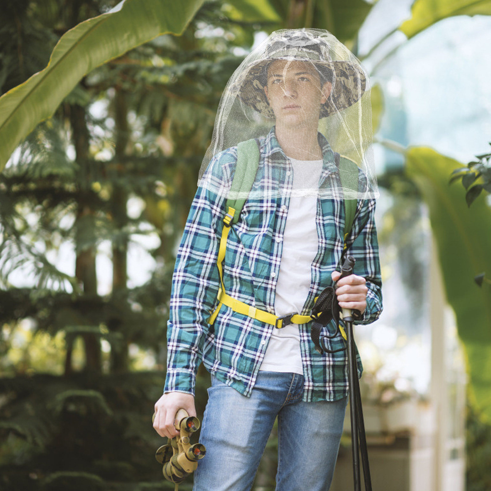 Outdoor Camping Mosquito Net - 2 pièces de filets anti-moustiques pour