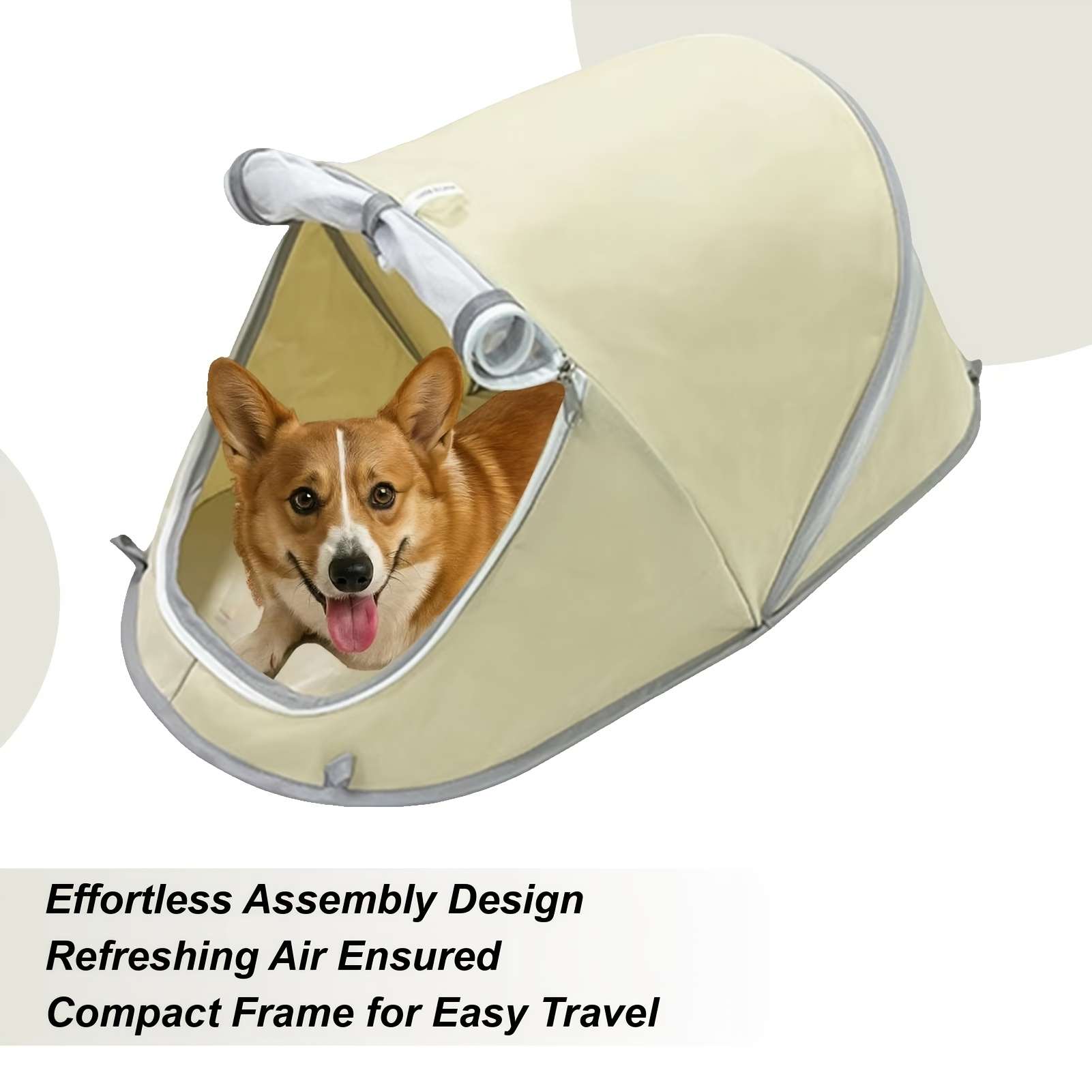 Outdoor Camping Dog Kennel - Tente pliable pour animaux de compagnie,