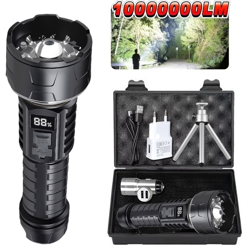 Outdoor Camping Hiking - Lampe de poche LED COB lanterne
