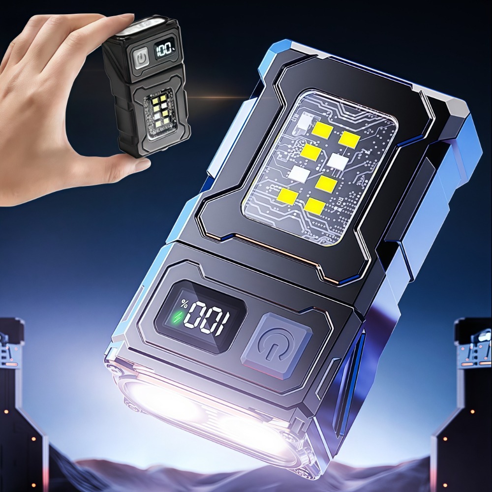 Outdoor Camping Hiking - Mini lampe torche LED rechargeable avec