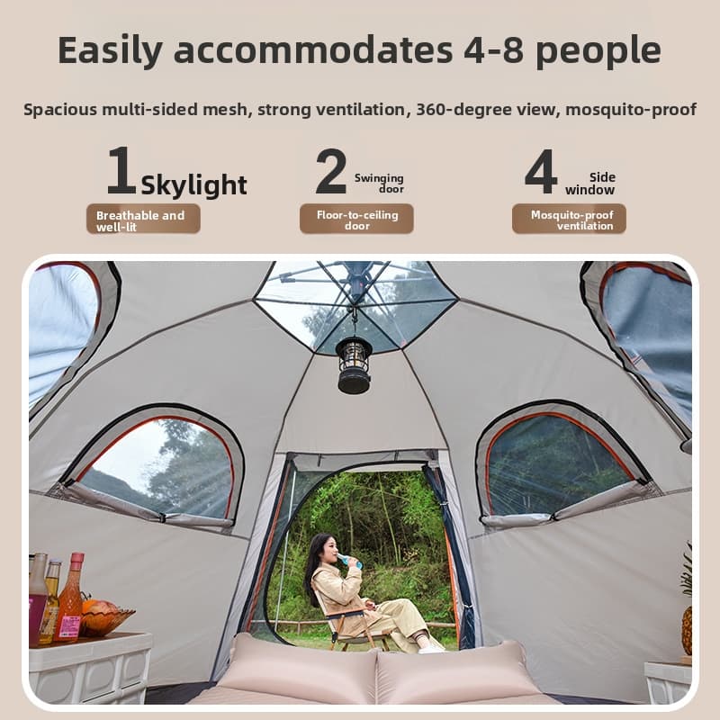 Camping Zelt Outdoor - Tente de camping portable personnalisée pour