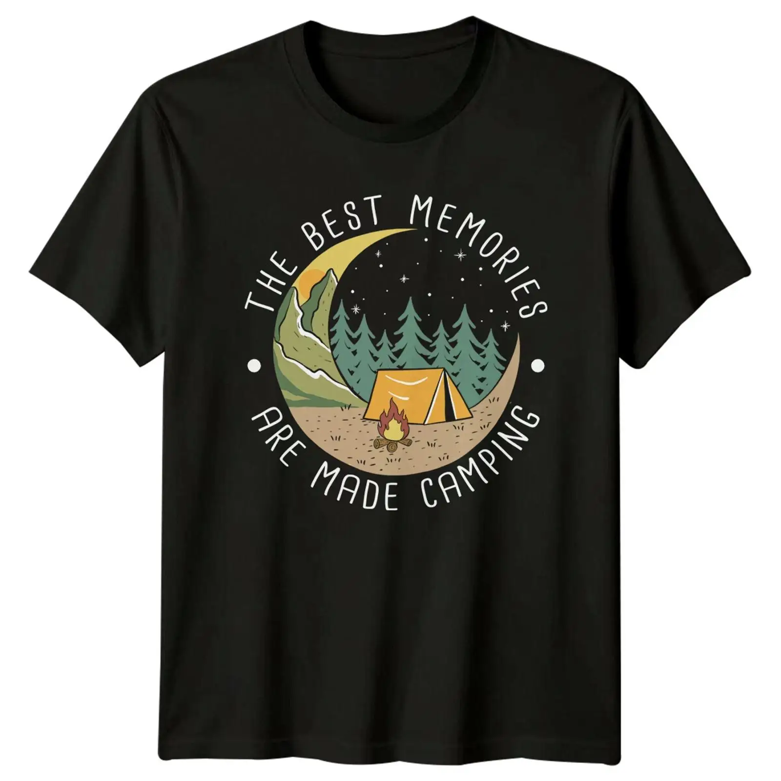 Camping Zelt Outdoor - T-shirt de camping « Meilleurs souvenirs