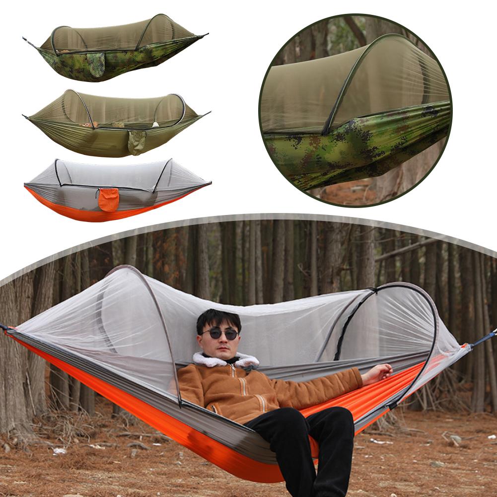 Outdoor Camping Mosquito Net - Hamac automatique à montage rapide avec
