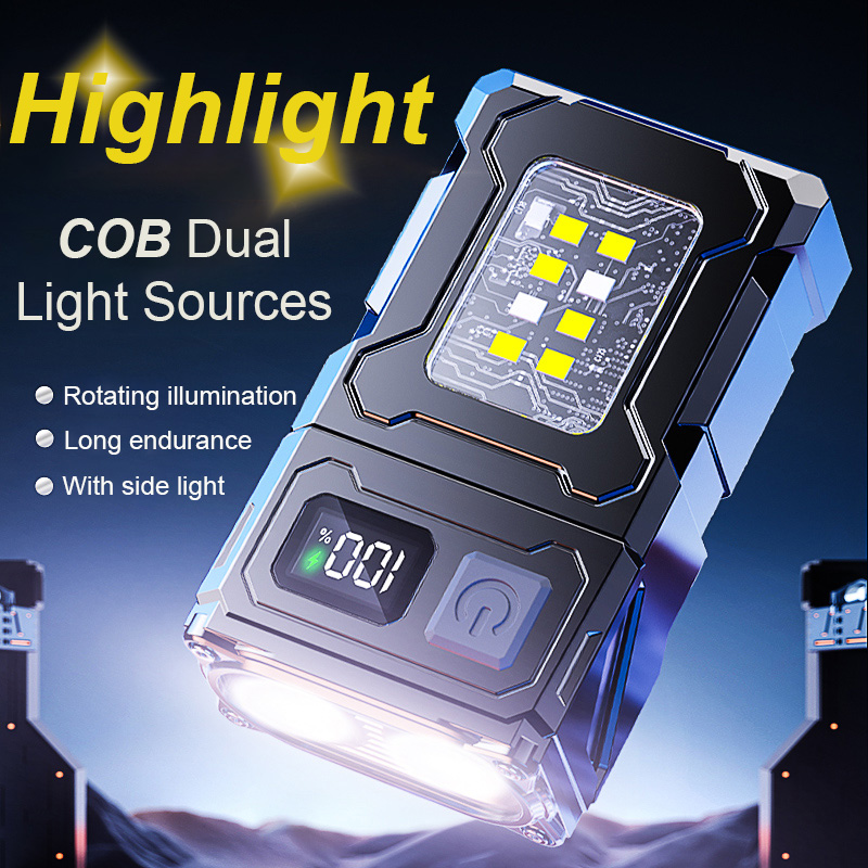 Outdoor Camping Light Portable - Lampe de poche COB multifonctionnelle à