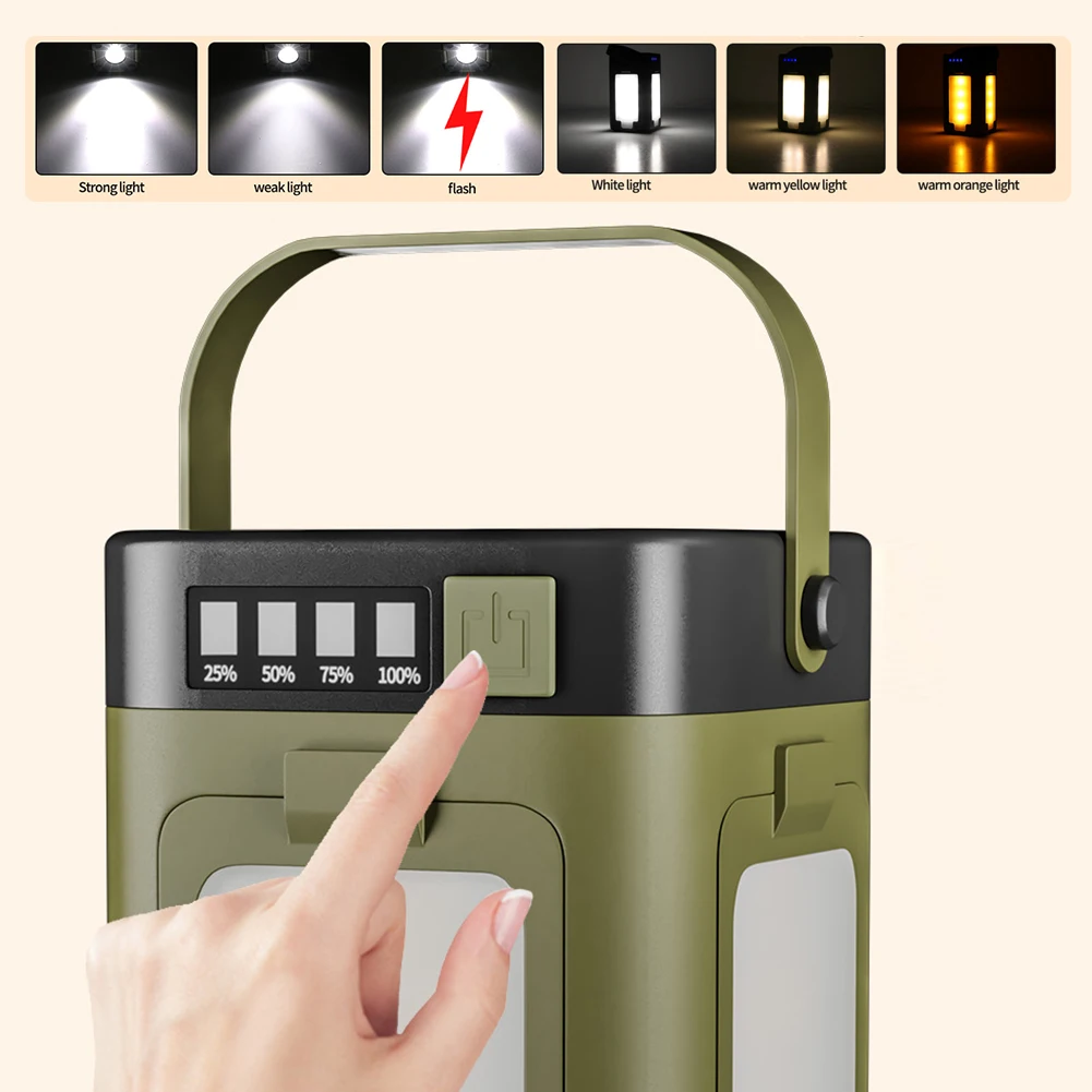 Lampe solaire portable de camp - Outdoor Camping Light Portable avis et prix