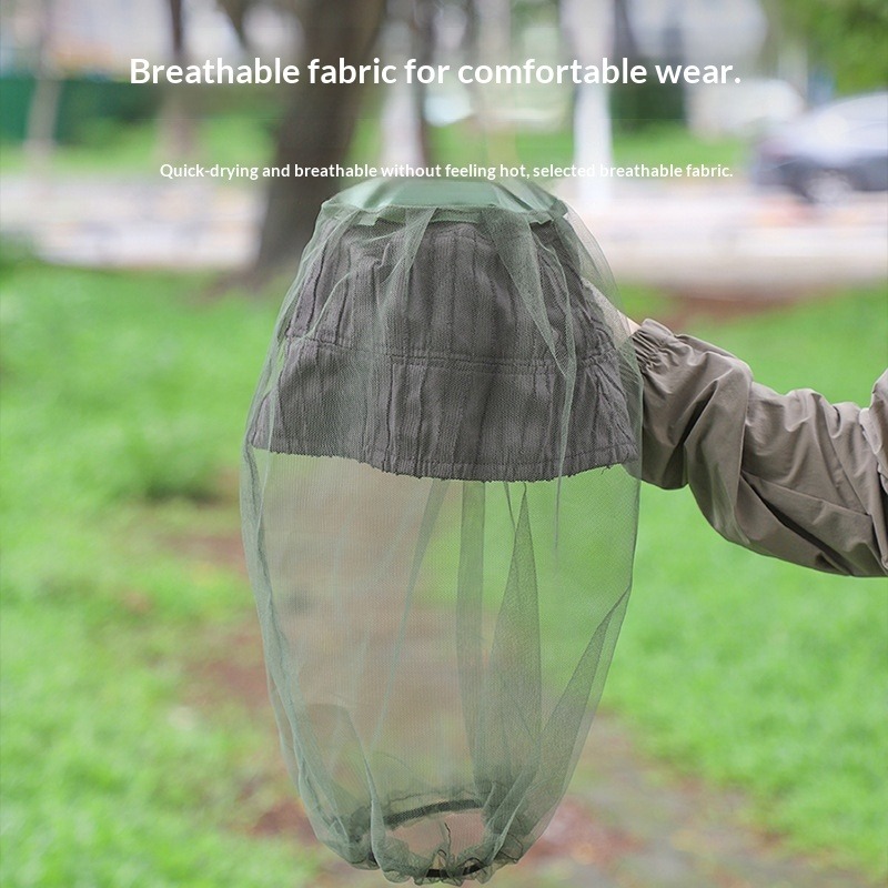 Chapeau moustiquaire rétractab - Outdoor Camping Mosquito Net avis et prix