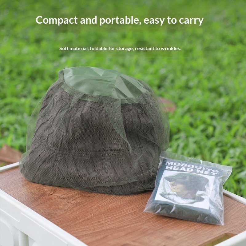 Chapeau moustiquaire rétractab - Outdoor Camping Mosquito Net avis et prix