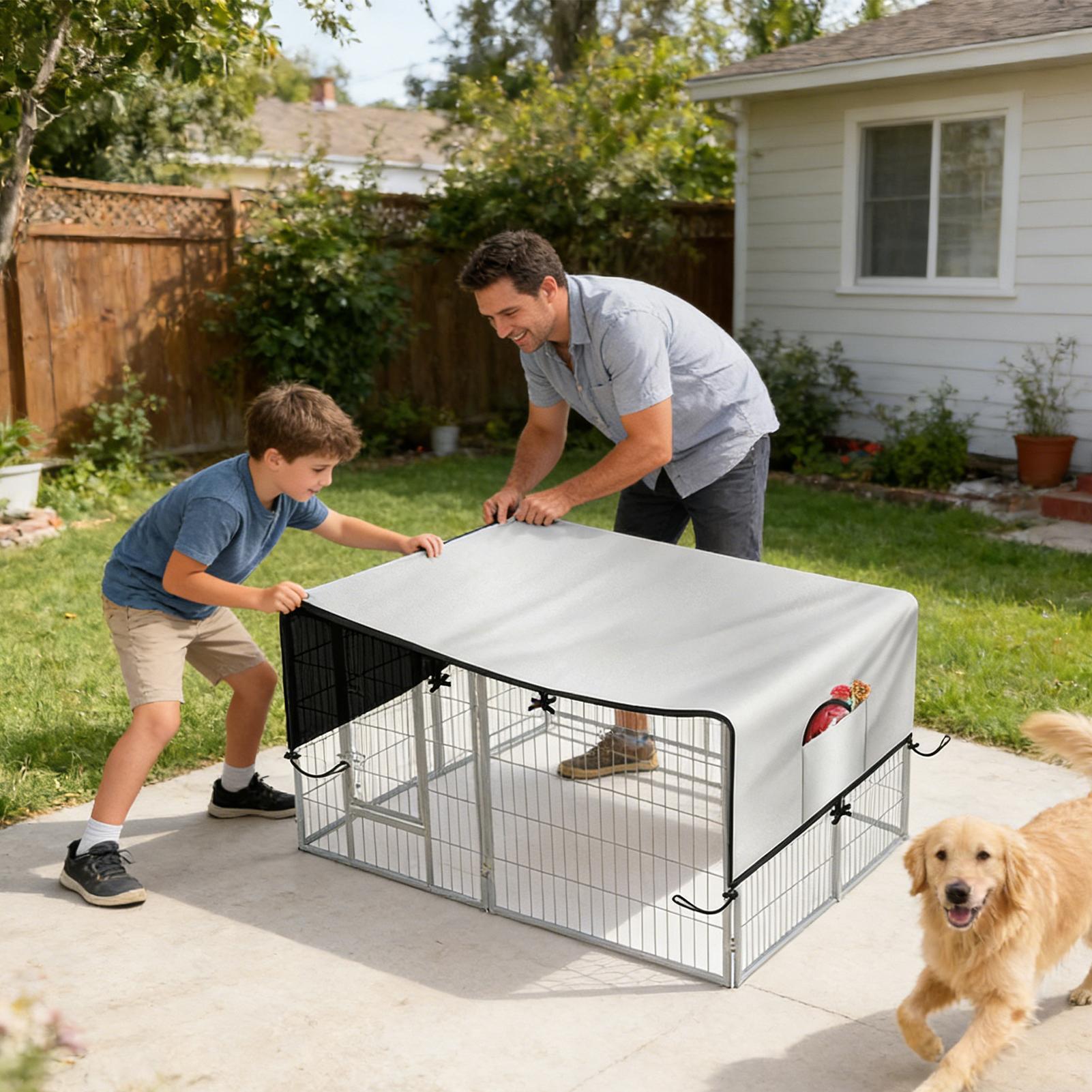 Housse de caisse 210D Oxford,  - Outdoor Camping Dog Kennel avis et prix