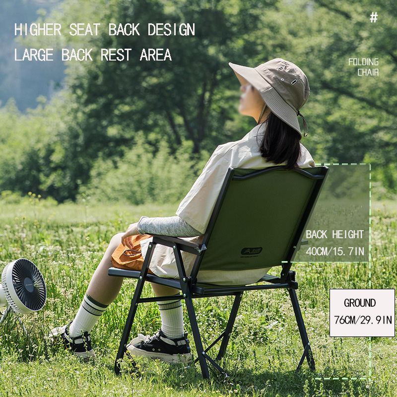 BISINNA chaise de Camping plia - Outdoor Camping Recliner Chairs avis et prix
