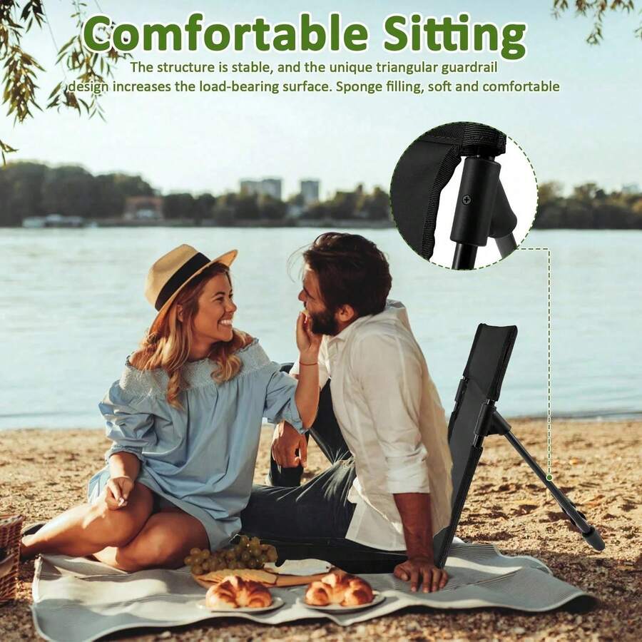 Chaise de camping pliable port - Outdoor Camping Recliner Chairs avis et prix