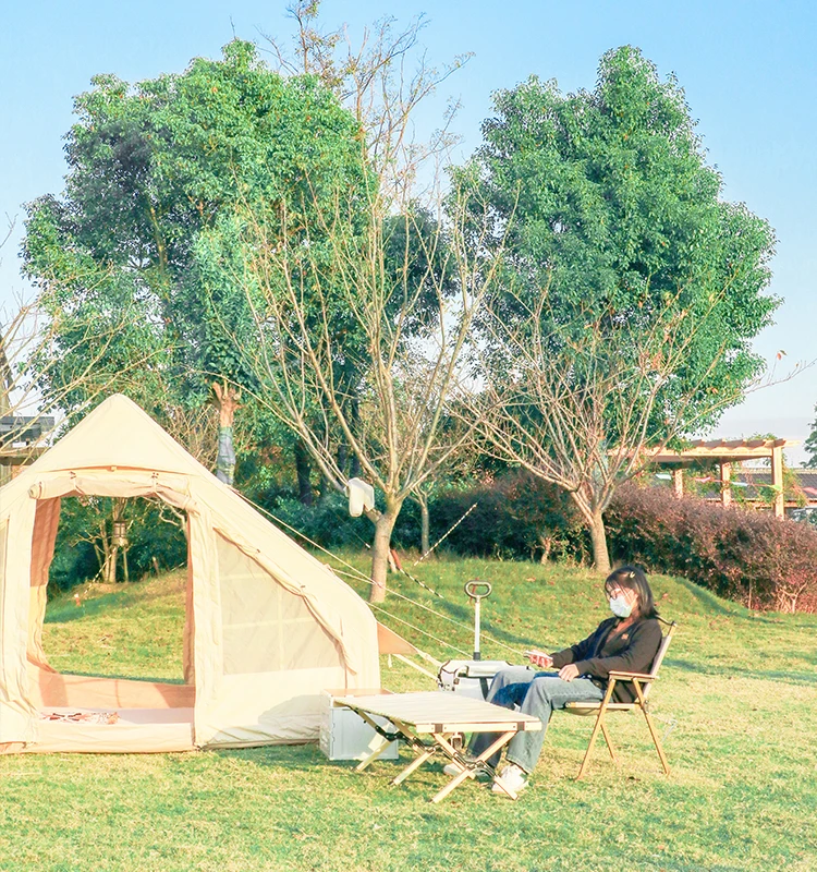 -Tente de Camping en toile Gla - Camping Zelt Outdoor avis et prix