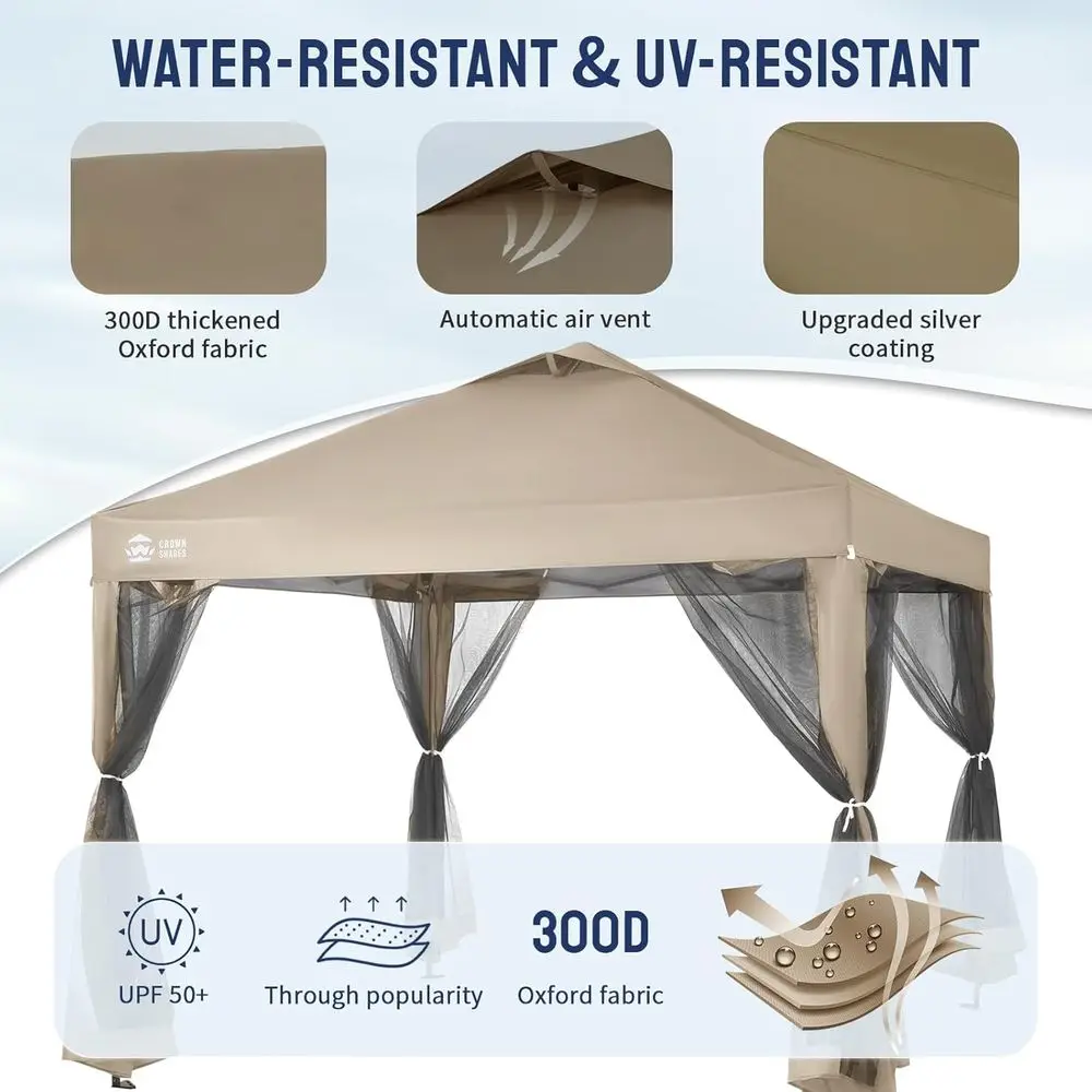 Gazebo moustiquaire 10x10 avec - Outdoor Camping Mosquito Net avis et prix
