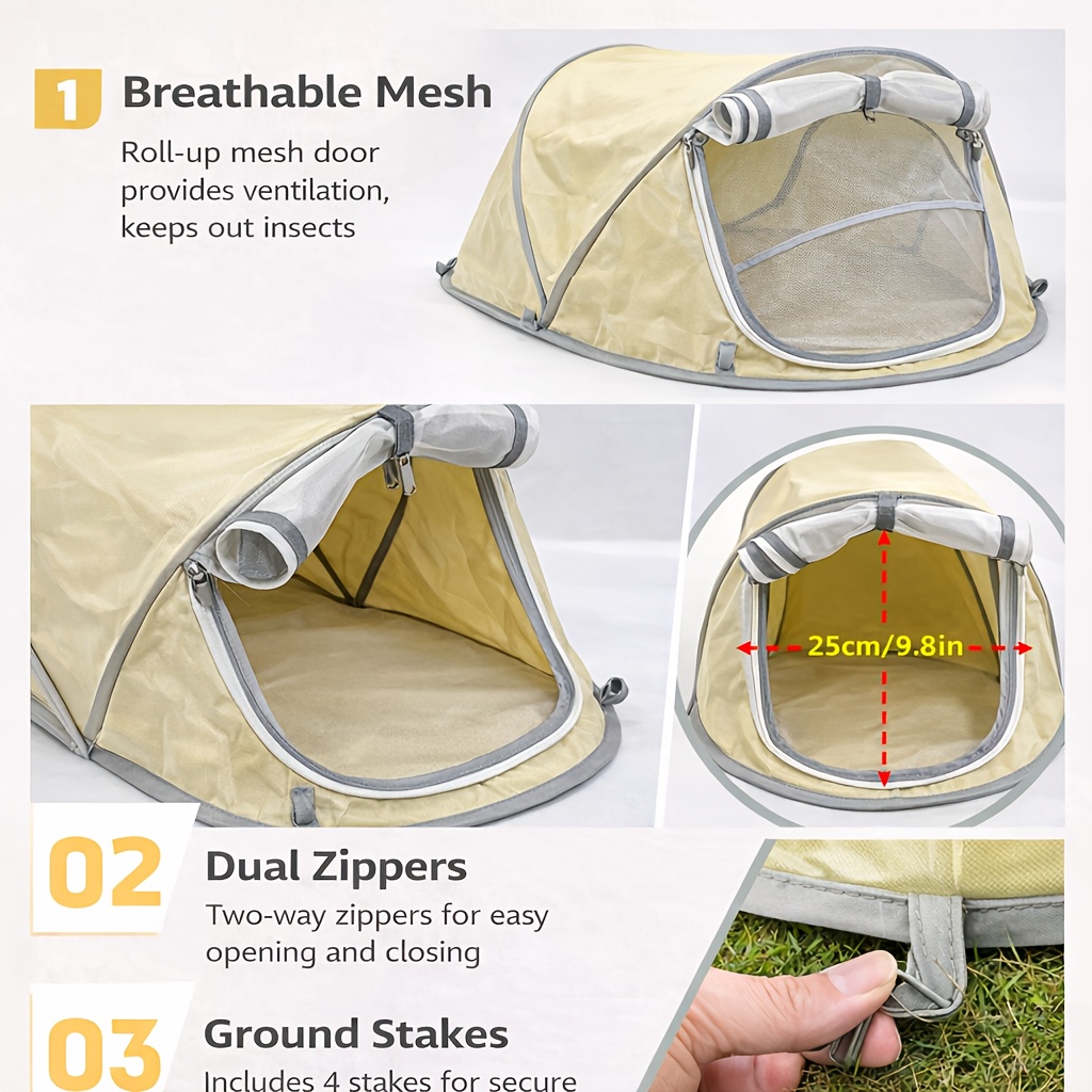 Tente pliable pour animaux de  - Outdoor Camping Dog Kennel avis et prix