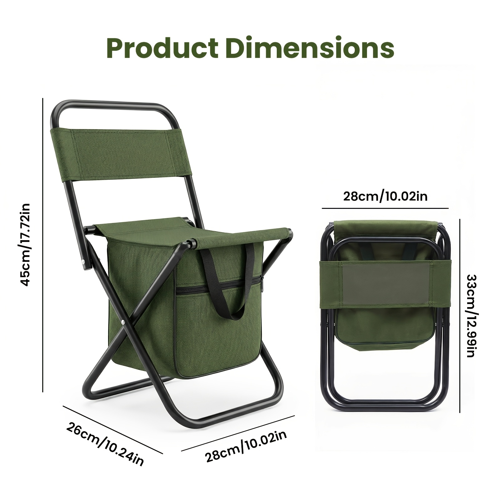 Chaise de camping 2 en 1 avec  - Outdoor Camping Recliner Chairs avis et prix