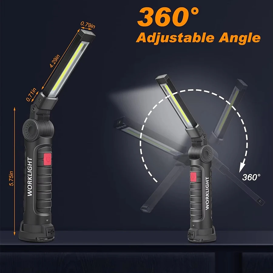 Lampe de travail magnétique Re - Outdoor Camping Light Portable avis et prix