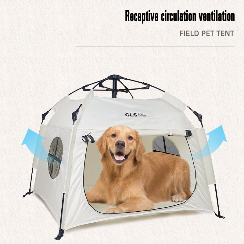Tente pour animaux de compagni - Outdoor Camping Dog Kennel avis et prix
