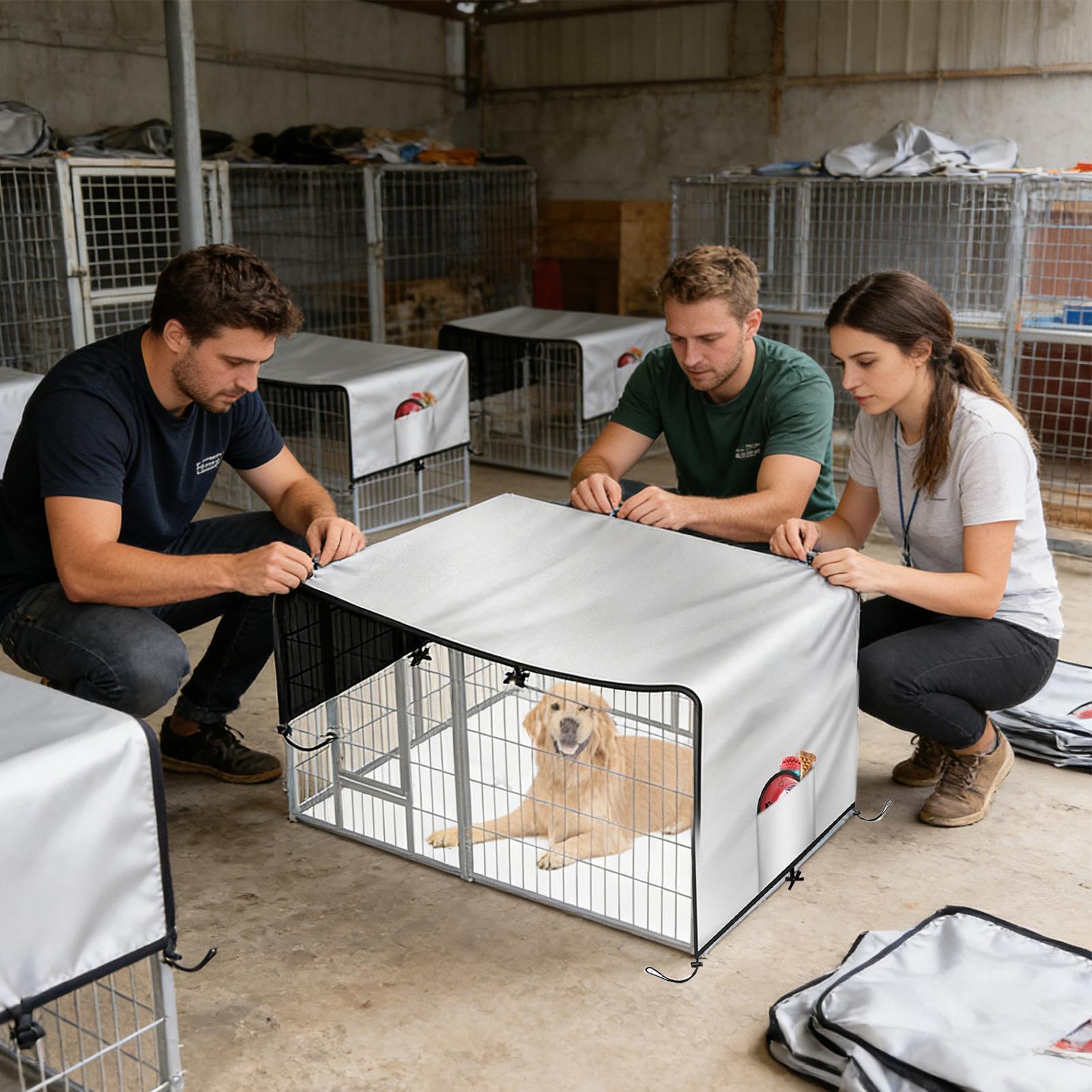 Couverture de caisse pour chie - Outdoor Camping Dog Kennel avis et prix