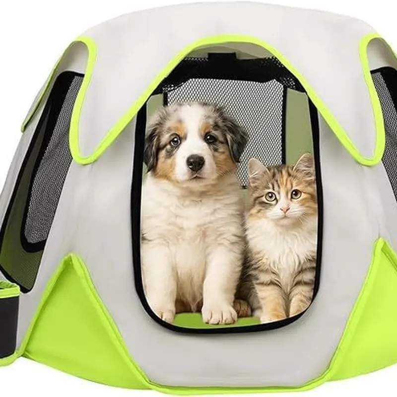Cage de transport pliable port - Outdoor Camping Dog Kennel avis et prix