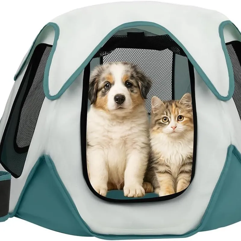 Cage de transport pliable port - Outdoor Camping Dog Kennel avis et prix
