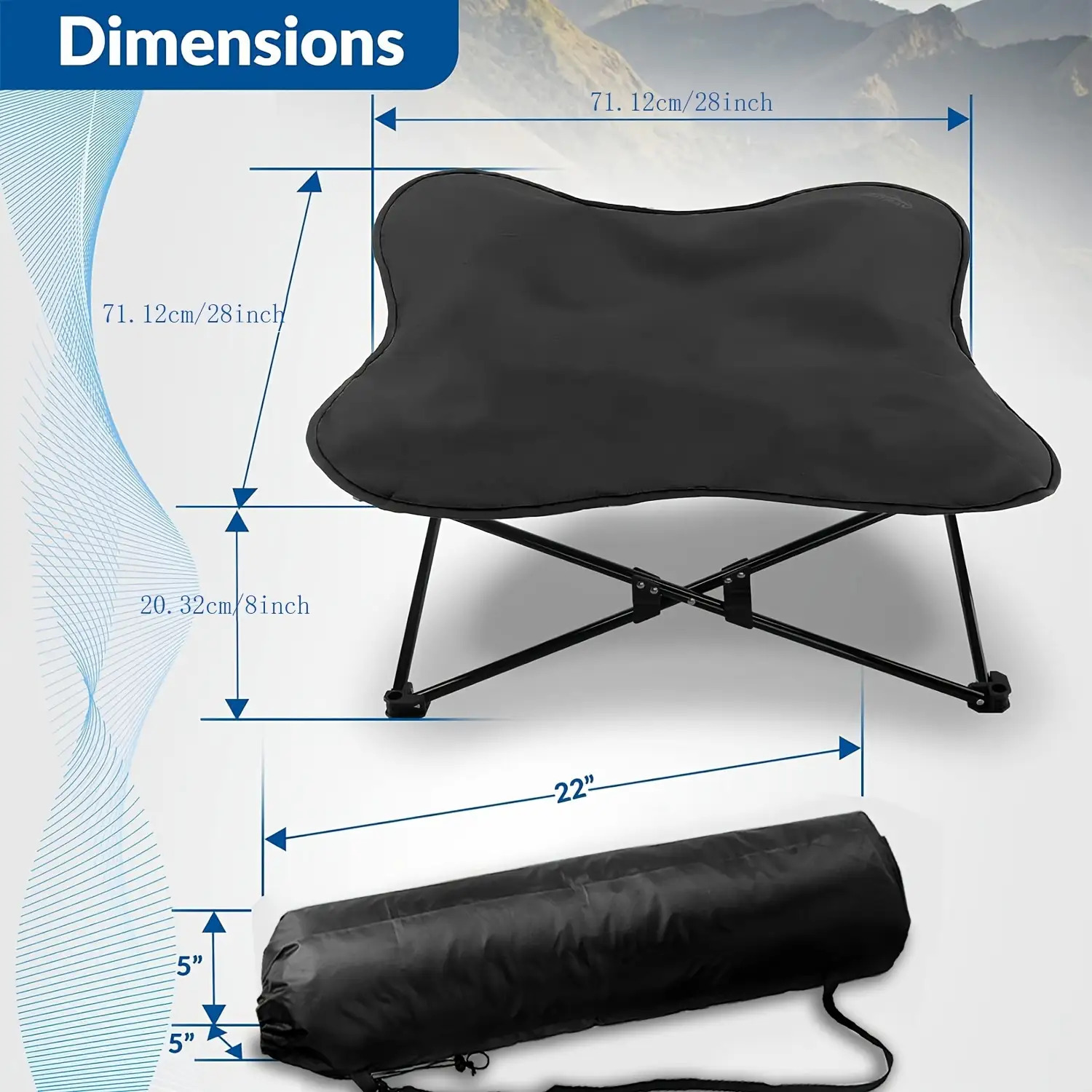 Lit pour chien surélevé Portab - Outdoor Camping Dog Bed avis et prix