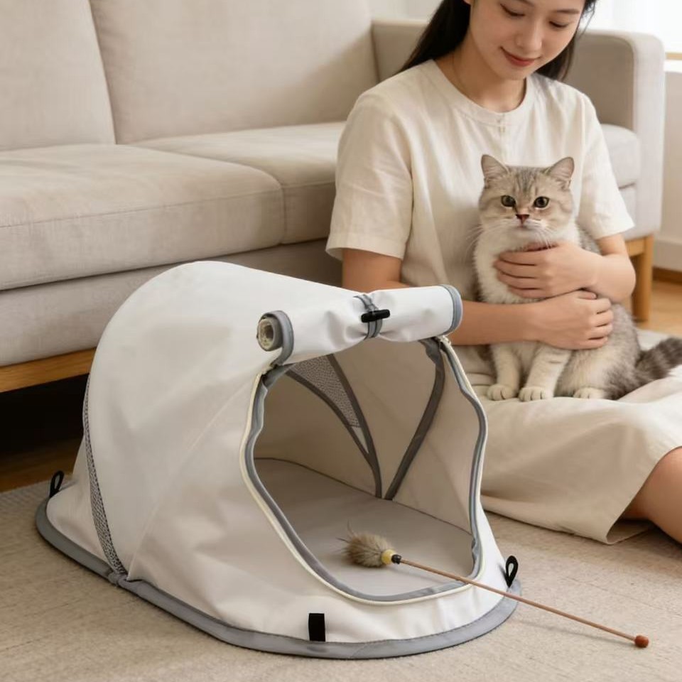 Tente pliable pour animaux de  - Outdoor Camping Dog Kennel avis et prix