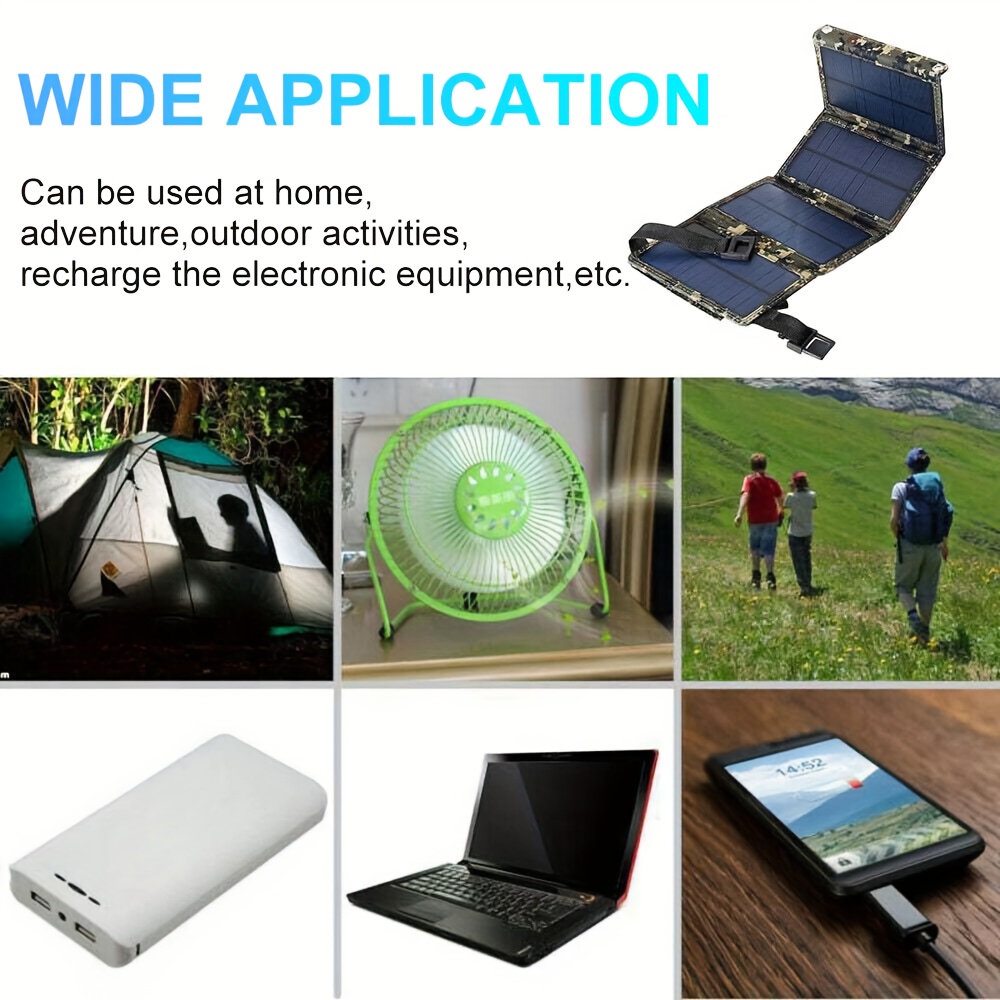 Panneau solaire portable pliab - Outdoor Camping Hiking avis et prix