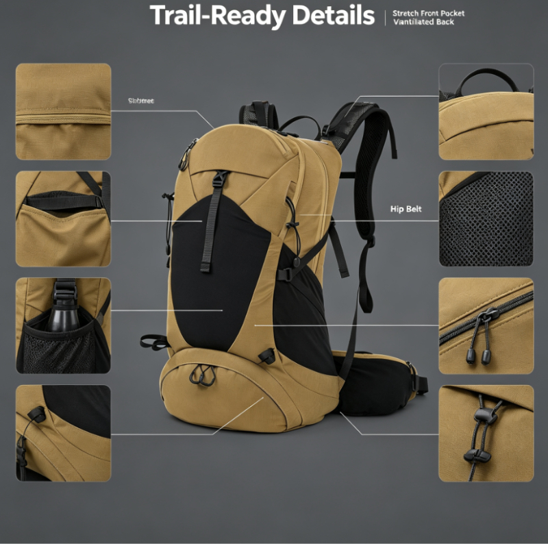 Grand sac à dos de randonnée i - Outdoor Camping Hiking avis et prix